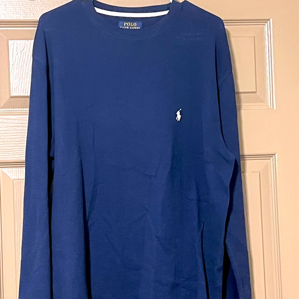 Dark blue Thermal Ralph Lauren shirt